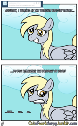 Size: 1280x2070 | Tagged: safe, artist:outofworkderpy, derpy hooves, pegasus, pony, comic:out of work derpy, g4, comic, female, grin, mare, outofworkderpy, smiling, solo, tumblr, tumblr comic