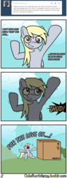 Size: 1280x3375 | Tagged: safe, artist:outofworkderpy, derpy hooves, pegasus, pony, comic:out of work derpy, g4, comic, female, mare, outofworkderpy, package, solo, tumblr, tumblr comic