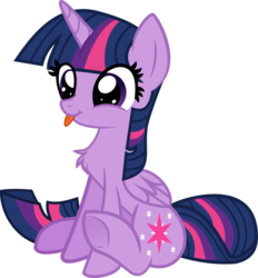 Size: 679x732 | Tagged: safe, artist:crystalmagic6, artist:liaaqila, twilight sparkle, alicorn, pony, g4, :p, chest fluff, cute, female, fluffy, happy, inkscape, mare, raspberry, silly, simple background, sitting, smiling, solo, tongue out, transparent background, twiabetes, twilight sparkle (alicorn), twily, vector