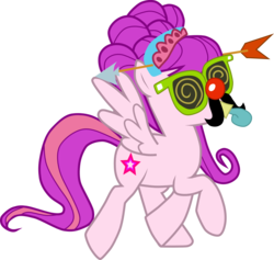 Size: 1551x1468 | Tagged: safe, artist:chipmagnum, oc, oc only, oc:star divine, pegasus, pony, g4, female, groucho mask, mare, simple background, solo, transparent background