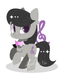 Size: 780x975 | Tagged: safe, artist:snow angel, octavia melody, earth pony, pony, g4, cute, ear fluff, female, mare, rearing, simple background, solo, tavibetes, transparent background