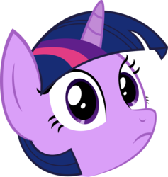 Size: 1898x2000 | Tagged: artist needed, safe, twilight sparkle, pony, g4, emote, female, simple background, solo, transparent background, vector