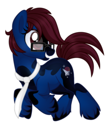 Size: 1024x1148 | Tagged: safe, artist:crystal-tranquility, oc, oc only, oc:t-minus ten, earth pony, pony, clothes, glasses, male, scarf, simple background, solo, stallion, transparent background