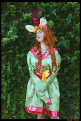 Size: 3456x5184 | Tagged: safe, artist:krazykari, autumn blaze, human, g4, sounds of silence, clothes, cosplay, costume, irl, irl human, photo, robe, solo, vaguely asian robe