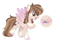 Size: 1969x1537 | Tagged: safe, artist:foxysparkle, oc, oc only, oc:sophie, pegasus, pony, female, mare, simple background, solo, transparent background, two toned wings