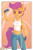 Size: 789x1200 | Tagged: safe, artist:neko-me, scootaloo, anthro, apple bloomers, g4, armpits, belly button, breasts, busty scootaloo, clothes, female, fingerless gloves, flexing, gloves, looking at you, midriff, older, pants, smiling, smirk, solo, tank top