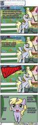 Size: 1280x4200 | Tagged: safe, artist:outofworkderpy, derpy hooves, dinky hooves, pegasus, pony, unicorn, comic:out of work derpy, g4, comic, duo, duo female, female, filly, hoof on belly, mare, mother and daughter, outofworkderpy, tumblr, tumblr comic