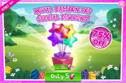 Size: 1040x687 | Tagged: safe, gameloft, pony, g4, my little pony: magic princess, advertisement, balloon pop
