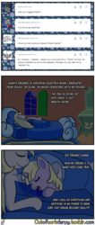 Size: 1280x3029 | Tagged: safe, artist:outofworkderpy, derpy hooves, dinky hooves, pegasus, pony, unicorn, comic:out of work derpy, g4, bed, comic, duo, duo female, female, filly, mare, mother and daughter, night, outofworkderpy, sleeping, tumblr, tumblr comic, window