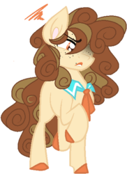 Size: 400x549 | Tagged: safe, artist:drunkencoffee, oc, oc only, oc:butter pecan, earth pony, pony, female, mare, simple background, solo, transparent background
