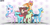 Size: 2650x1325 | Tagged: safe, artist:fibs, gallus, ocellus, sandbar, silverstream, smolder, yona, changedling, changeling, classical hippogriff, dragon, earth pony, griffon, hippogriff, pony, yak, g4, barbie doll anatomy, bow, breasts, cloven hooves, colored hooves, dragoness, featureless breasts, female, hair bow, jewelry, male, monkey swings, necklace, student six, teenager, vector