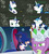 Size: 1832x2050 | Tagged: safe, edit, edited screencap, screencap, princess luna, shining armor, spike, alicorn, dragon, pony, unicorn, g4, my little pony: friendship is magic, sparkle's seven, blofeld, chalk drawing, chalkboard, cracked armor, crazy face, crown, dio brando, discovery family logo, exclamation point, faic, greentext, hard-won helm of the sibling supreme, hoof shoes, interrobang, it was me, it was me dio, jewelry, jojo's bizarre adventure, kono dio da, luna petting goose, meme, phantom blood, question mark, regalia, text, traditional art, unshorn fetlocks