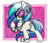 Size: 544x463 | Tagged: safe, artist:ponycide, dj pon-3, vinyl scratch, pony, unicorn, g4, abstract background, bracelet, cute, female, headphones, jewelry, light shading, mare, necklace, smiling, smirk, solo, vinyl's glasses, vinylbetes