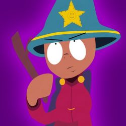 Size: 250x250 | Tagged: safe, artist:togekisspika35, oc, oc only, pony, hat, male, south park, south park: the stick of truth, wizard, wizard hat