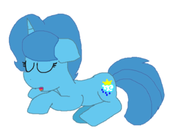 Size: 1643x1325 | Tagged: safe, alternate version, artist:徐詩珮, spring rain, pony, unicorn, g4, my little pony: the movie, the stormy road to canterlot, background removed, female, mare, simple background, sleeping, solo, transparent background