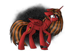 Size: 2048x1536 | Tagged: safe, artist:melonseed11, oc, oc only, oc:ariel, alicorn, pony, alicorn oc, crying, female, mare, solo