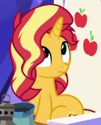 Size: 599x740 | Tagged: safe, screencap, sunset shimmer, pony, unicorn, equestria girls, equestria girls specials, g4, my little pony equestria girls: better together, my little pony equestria girls: spring breakdown, cropped, female, friendship throne, solo