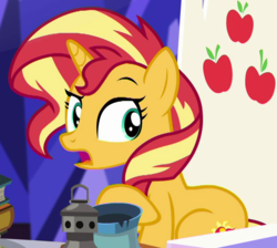 Size: 766x687 | Tagged: safe, screencap, sunset shimmer, pony, unicorn, equestria girls, equestria girls specials, g4, my little pony equestria girls: better together, my little pony equestria girls: spring breakdown, cropped, female, friendship throne, solo