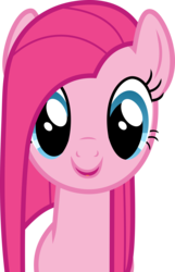 Size: 6000x9302 | Tagged: safe, artist:twilirity, pinkie pie, earth pony, pony, g4, absurd resolution, cute, cuteamena, female, happy, looking at you, pinkamena diane pie, simple background, smiling, solo, transparent background, vector