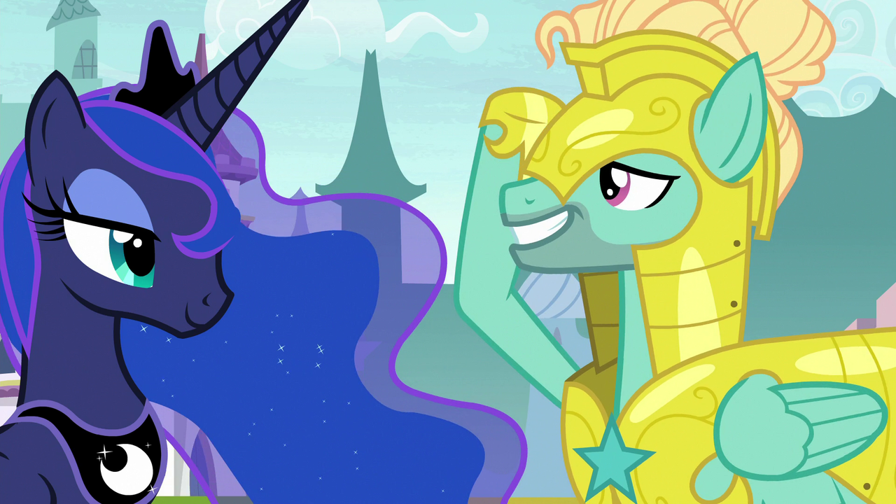 #2018935 - safe, screencap, princess luna, zephyr breeze, alicorn ...