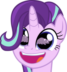 Size: 6983x7414 | Tagged: safe, artist:uigsyvigvusy, starlight glimmer, pony, unicorn, g4, sparkle's seven, absurd resolution, bust, eye, eye reflection, eyes, female, forever, meme, reflection, simple background, solo, transparent background, vector, wings