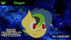 Size: 1200x675 | Tagged: safe, oc, oc:apogee, pony, stage, stage builder, super smash bros. ultimate