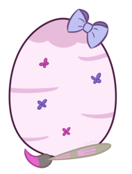 Size: 2599x3422 | Tagged: safe, artist:keksiarts, oc, oc:willow streaks, pony, clip studio paint, cute, digital art, drawing, easter egg, egg, high res, simple background, transparent background