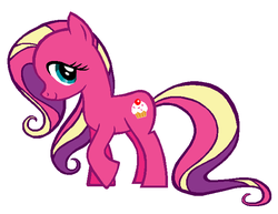 Size: 644x498 | Tagged: artist needed, safe, artist:durpy, cupcake (g4), earth pony, pony, g4, female, mare, recolor, solo