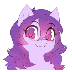 Size: 1000x999 | Tagged: safe, artist:share dast, oc, oc only, oc:share dast, pony, animated, blushing, bust, chest fluff, cute, daaaaaaaaaaaw, ear fluff, eye clipping through hair, floppy ears, frame by frame, looking at you, no pupils, ocbetes, portrait, simple background, solo, white background