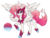 Size: 1920x1440 | Tagged: safe, artist:kxttponies, oc, oc only, alicorn, pony, alicorn oc, armor, cutie mark, ethereal mane, heterochromia, hoof shoes, magical lesbian spawn, offspring, parent:daybreaker, parent:pinkie pie, parents:pinkiebreaker, simple background, solo, transparent background