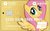 Size: 200x125 | Tagged: safe, fluttershy, pony, g4, bank of kunlun, china, credit card, yellow