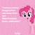 Size: 1080x1080 | Tagged: safe, artist:discoveryfamily, pinkie pie, earth pony, pony, g4, discovery family, female, imagination, pink, quote, solo