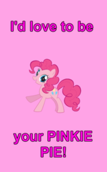Size: 500x800 | Tagged: artist needed, safe, pinkie pie, earth pony, pony, g4, bronybait, holiday, stock vector, valentine's day