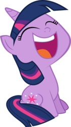 Size: 423x749 | Tagged: safe, artist:crystalmagic6, twilight sparkle, pony, unicorn, g4, sparkle's seven, cute, eyes closed, female, filly, filly twilight sparkle, open mouth, simple background, sitting, solo, transparent background, twiabetes, unicorn twilight, vector, younger