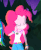 Size: 527x640 | Tagged: safe, screencap, pinkie pie, equestria girls, g4, my little pony equestria girls: legend of everfree, animated, camp everfree outfits, female, food, gif, marshmallow, out of context