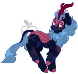 Size: 2320x2200 | Tagged: safe, artist:peachy-pea, oc, oc only, kirin, pony, high res, kirin oc, original character do not steal, solo