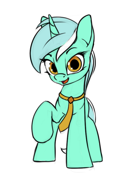 Safe Artist Shyshy Lyra Heartstrings Pony Unicorn Minute Art Challenge