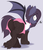 Size: 1301x1521 | Tagged: safe, artist:pearlyiridescence, oc, oc only, oc:nyn indigo, bat pony, hybrid, original species, timber pony, timber wolf, butt, claws, clothes, crossdressing, cute, dock, ear fluff, exclamation point, looking back, male, paws, plot, shocked, shocked expression, skirt, skirt lift, solo, species swap, underpaw, upskirt