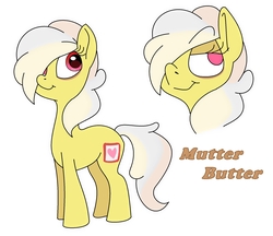 Size: 2108x1824 | Tagged: safe, artist:smirk, oc, oc only, oc:mutter butter, earth pony, pony, ms paint, solo
