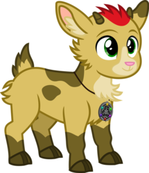 Size: 829x964 | Tagged: safe, artist:vector-brony, oc, oc:vector, goat, goatified, simple background, species swap, transparent background, vector