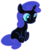 Size: 1500x1776 | Tagged: safe, edit, vector edit, nightmare moon, sweetie belle, pony, unicorn, ponyar fusion, g4, female, filly, foal, fusion, palette swap, recolor, simple background, sitting, solo, transparent background, vector