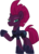 Size: 8024x11054 | Tagged: safe, artist:ejlightning007arts, tempest shadow, pony, unicorn, g4, my little pony: the movie, absurd resolution, armor, broken horn, eye scar, female, happy, horn, raised hoof, scar, simple background, smiling, solo, transparent background, vector