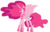 Size: 1920x1246 | Tagged: artist needed, safe, edit, vector edit, nightmare moon, pinkie pie, alicorn, pony, ponyar fusion, g4, ethereal mane, female, fusion, mare, palette swap, recolor, simple background, solo, transparent background, vector, xk-class end-of-the-world scenario
