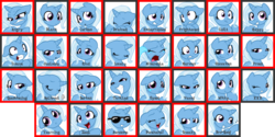 Size: 3600x1800 | Tagged: safe, artist:inkwell, trixie, pony, g4, emotion meme, emotions, facial expressions