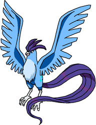 Size: 596x777 | Tagged: safe, artist:tashahemlock, rarity, articuno, bird, g4, birdified, chest fluff, female, pokefied, pokémon, raricuno, simple background, solo, species swap, spread wings, white background, wings
