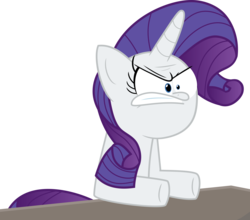 Size: 6438x5658 | Tagged: safe, artist:twilirity, rarity, pony, unicorn, g4, absurd resolution, angry, applecrack, faic, female, mare, my little doomsday, piemations, simple background, solo, transparent background, underhoof, vector, youtube