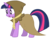 Size: 1314x1000 | Tagged: safe, artist:j-pinkie, clover the clever, twilight sparkle, pony, unicorn, g4, female, looking at something, mare, open mouth, simple background, solo, transparent background