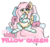 Size: 2168x2052 | Tagged: safe, artist:pastel-pony-princess, fluttershy, pegasus, pony, g4, alternate design, bong, clothes, dock, drug use, female, flutterhigh, heart eyes, high, high res, pillow, simple background, socks, solo, striped socks, text, transparent background, wingding eyes