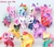 Size: 738x629 | Tagged: safe, applejack, bon bon, fili-second, fluttershy, mane-iac, mistress marevelous, pinkie pie, radiance, rainbow dash, rarity, saddle rager, skywishes, sunset shimmer, sweetie drops, twilight sparkle, earth pony, pony, g4, bootleg, fake, female, irl, masked matter-horn costume, photo, power ponies, toy, unicorn applejack, unicorn bon bon, unicorn fluttershy, unicorn mane-iac, unicorn pinkie pie, unicorn rainbow dash, unicorn skywishes