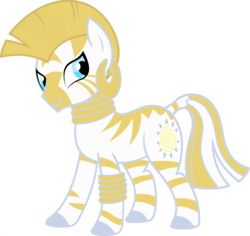 Size: 1920x1810 | Tagged: safe, edit, vector edit, prince blueblood, zecora, zebra, ponyar fusion, g4, ear piercing, earring, female, fusion, jewelry, leg rings, mare, neck rings, palette swap, piercing, recolor, simple background, solo, transparent background, vector, zecoblood